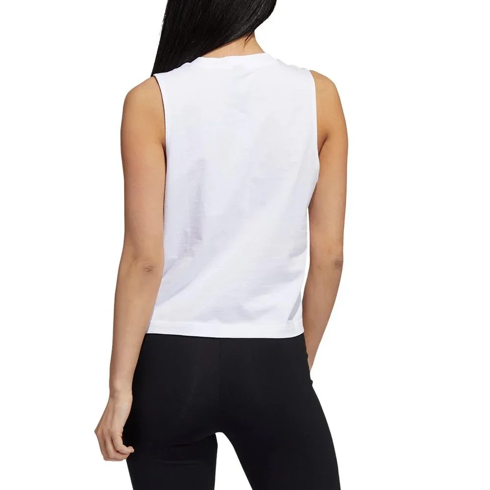 adidas Women's Cotton Cinch Tank Top New - Picture 2 of 6